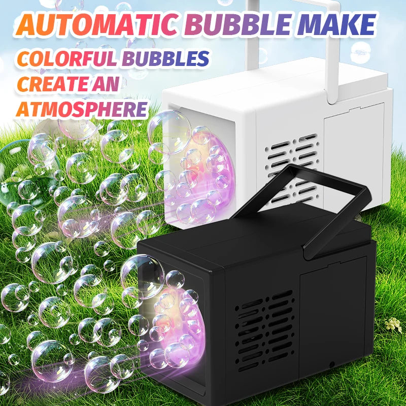 Automatic Electric Bubble Blower 10-Hole Handheld Kids Toy