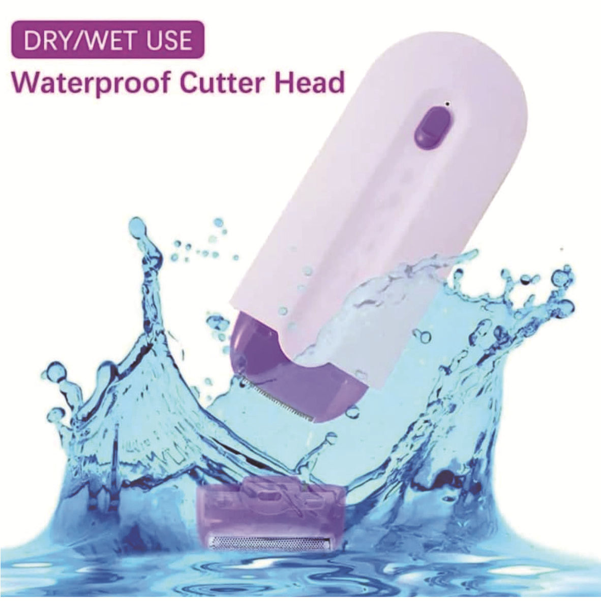 Cordless Rechargeable Electric Body Shaver, Wet and Dry Use