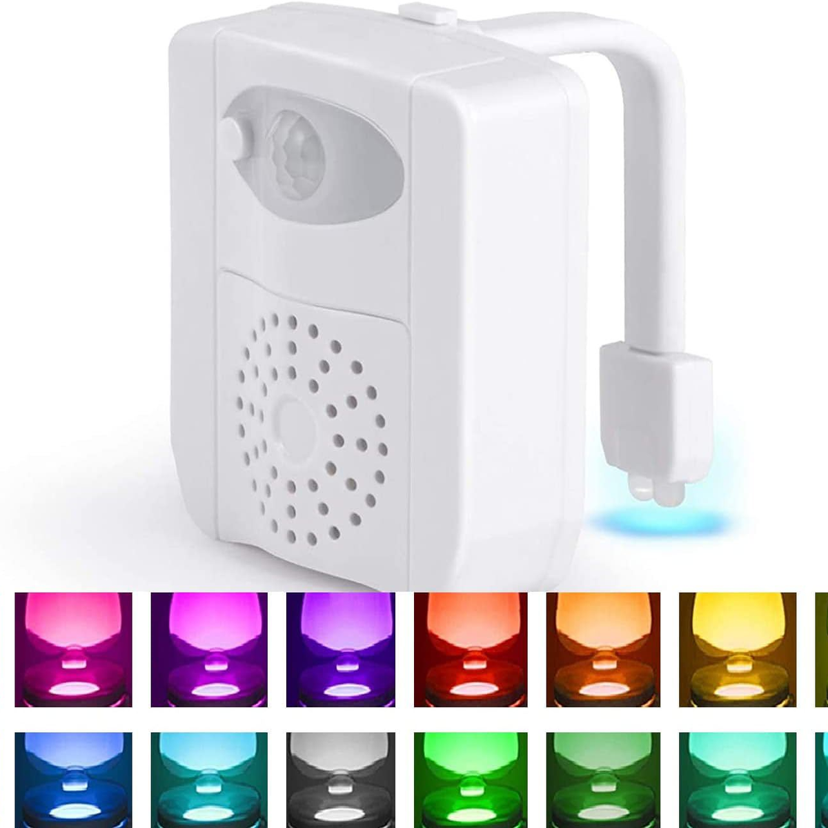 Color-Changing Toilet Night Light with Scent Pad Compartment