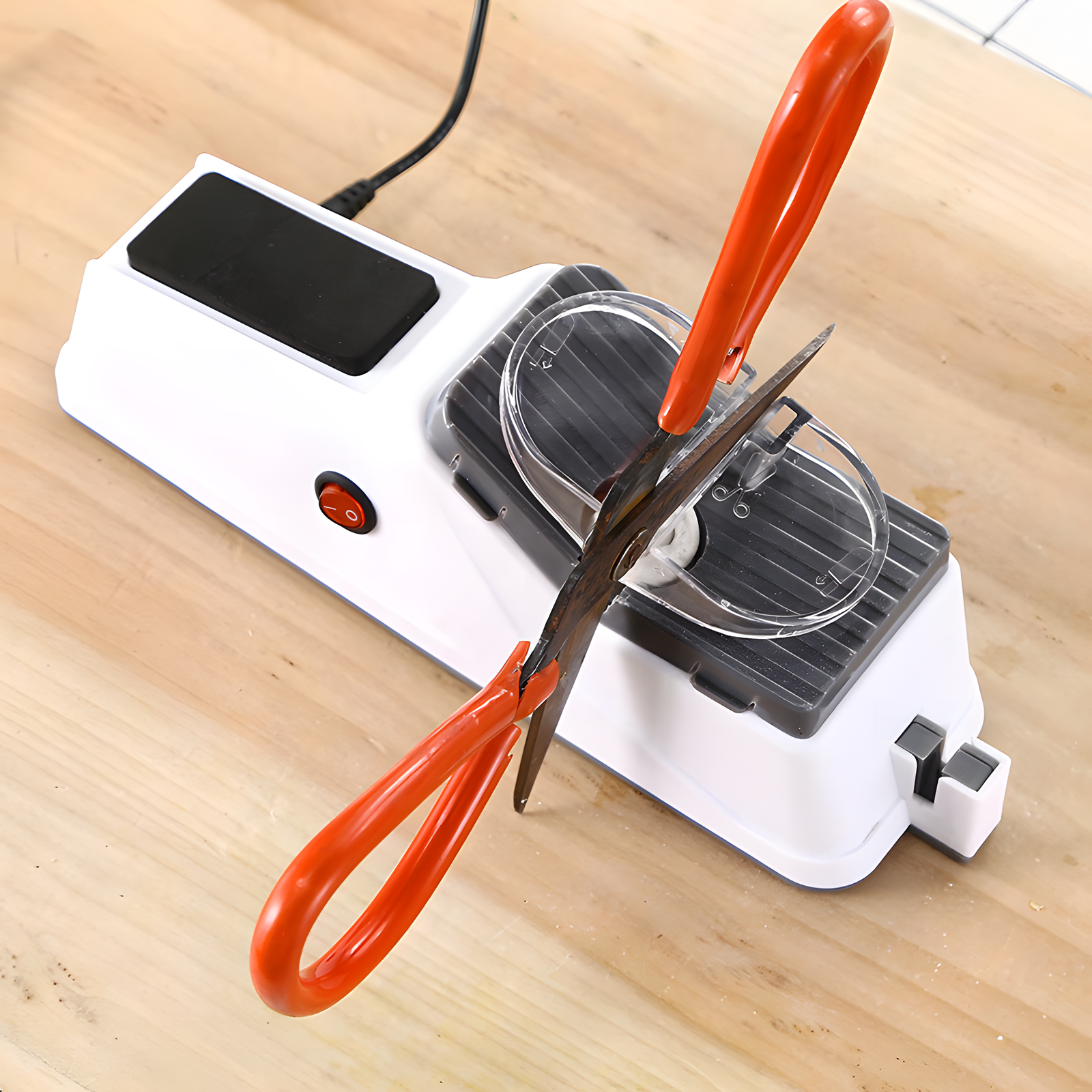Electric Knife Sharpener USB & Mains 1-5 Disc Upgraded