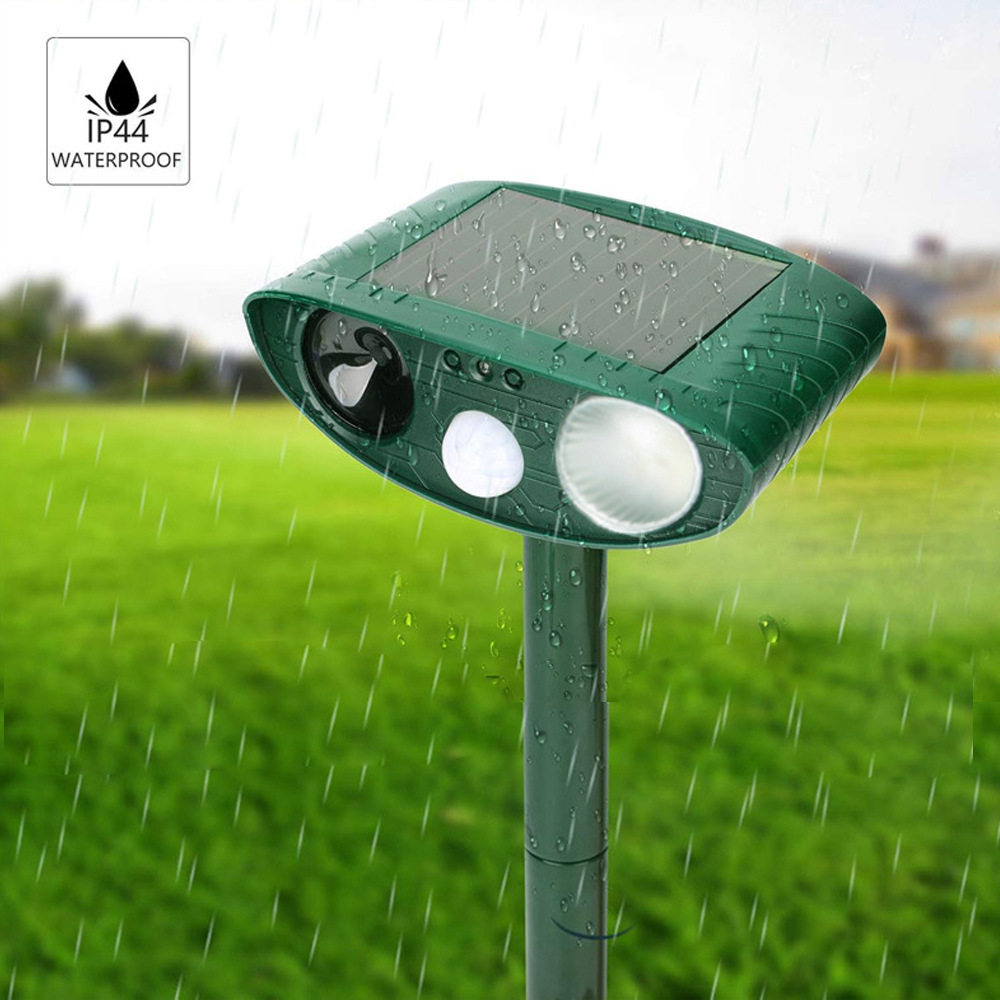Solar Animal Repellent Ultrasonic Outdoor Pest Deterrent
