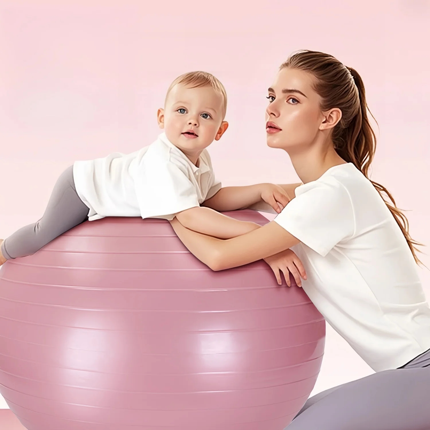 Anti-Burst Yoga Ball – TPE Exercise & Balance Ball 45/65cm