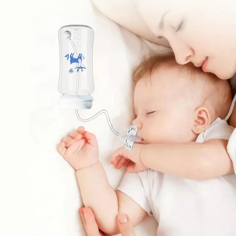 3-in-1 Anti-Colic Baby Bottle 300ml - Hands-Free Gravity Ball Design - TradixPro
