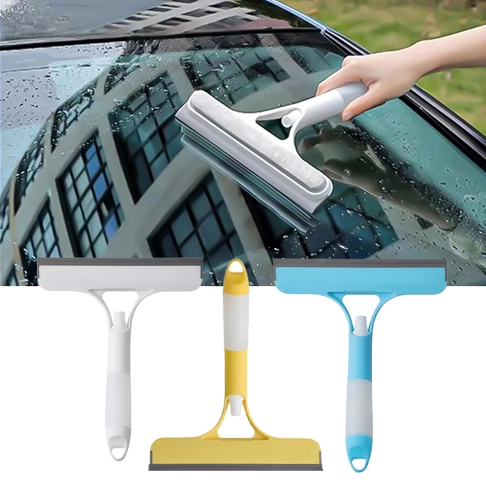 3-in-1 Car Window Cleaner - Microfiber Windshield Cleaning Tool with Spray - TradixPro