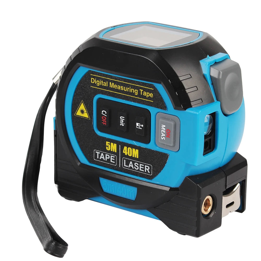 3-in-1 Laser Measure Tape - Digital Distance Meter with LCD Display - TradixPro