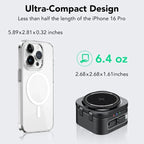 3-in-1 Magnetic Wireless Charger Station for iPhone, Watch & AirPods - TradixPro