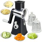 3-in-1 Rotary Cheese Grater & Vegetable Slicer - TradixPro