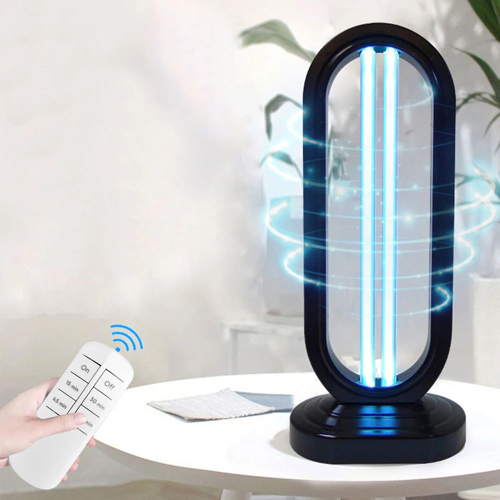 38W UVC Sanitizer Lamp with Remote - Ozone Air & Surface Purifier 40㎡ - TradixPro