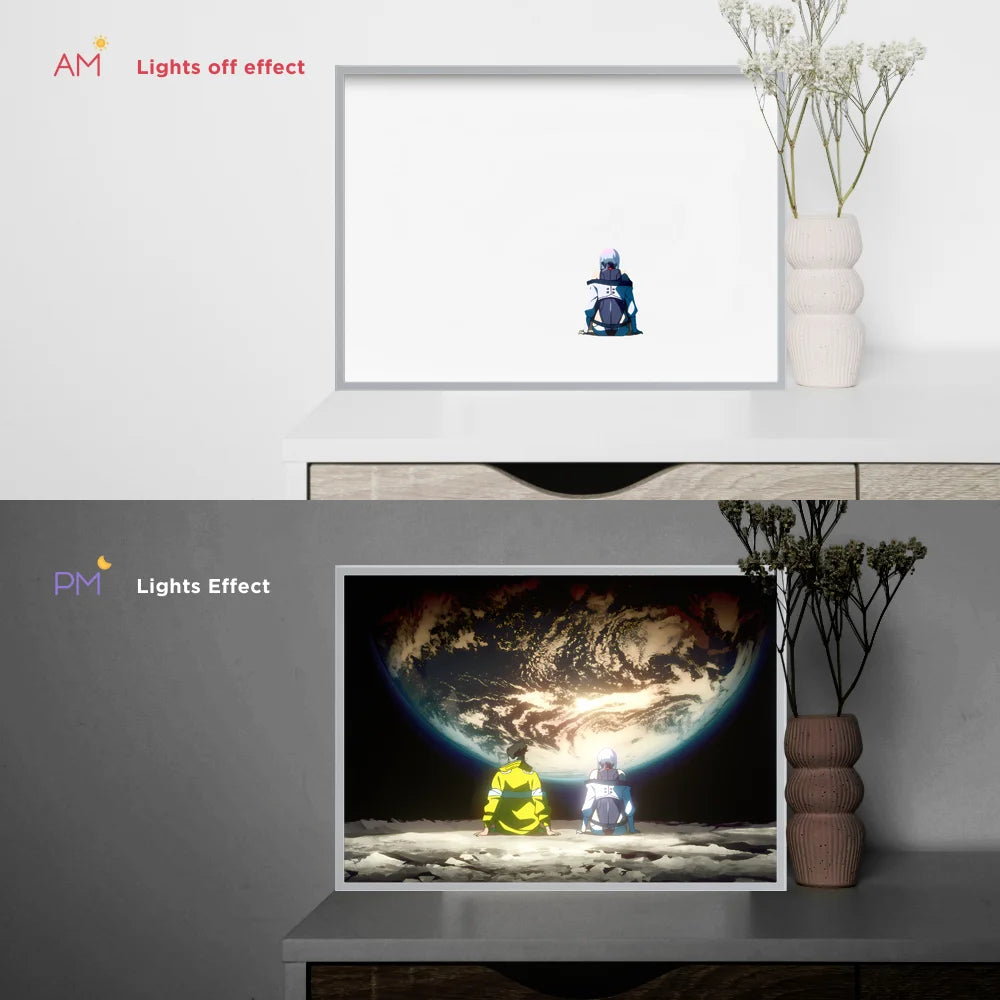 3D Cyberpunk Anime LED Night Lamp (Ultimate Gaming & Streamer Decor) - TradixPro