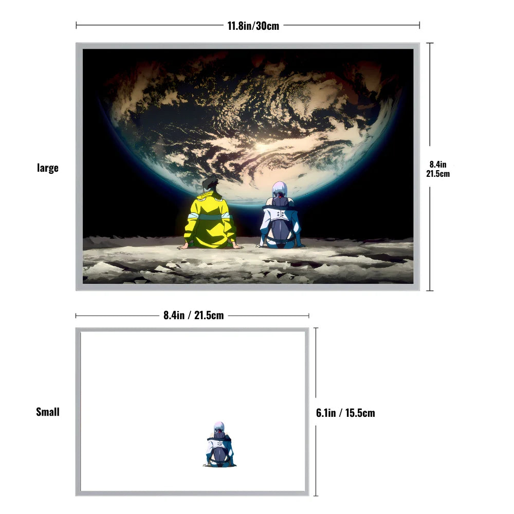 3D Cyberpunk Anime LED Night Lamp (Ultimate Gaming & Streamer Decor) - TradixPro