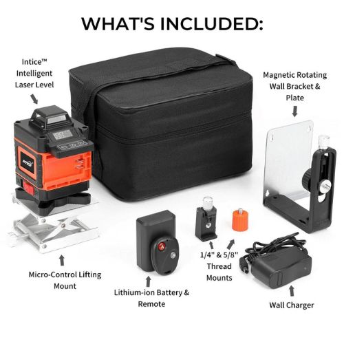 3D Self-Leveling Laser Level - High-Precision Green Beam - TradixPro