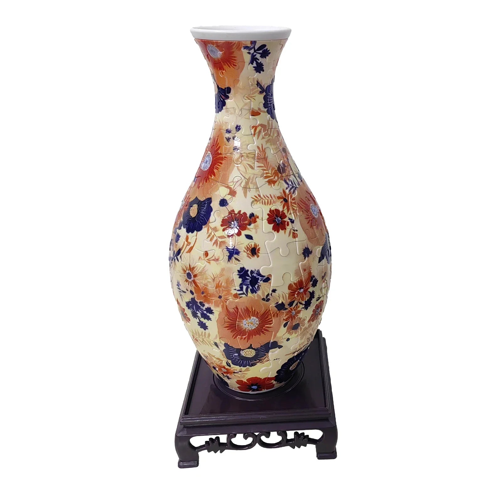 3D Vase Puzzle - 160 Pieces Functional Flower Vase with Stand - TradixPro