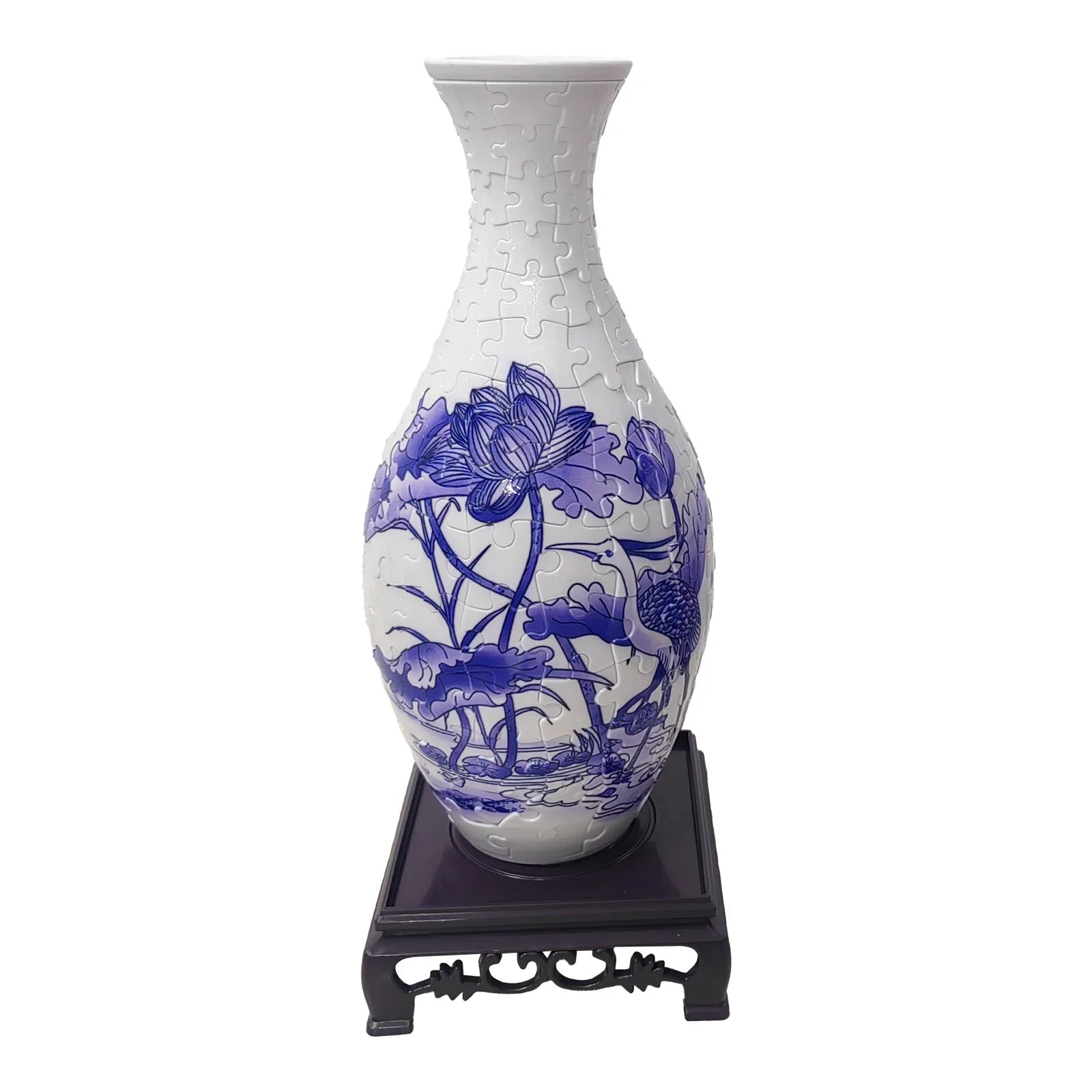 3D Vase Puzzle - 160 Pieces Functional Flower Vase with Stand - TradixPro