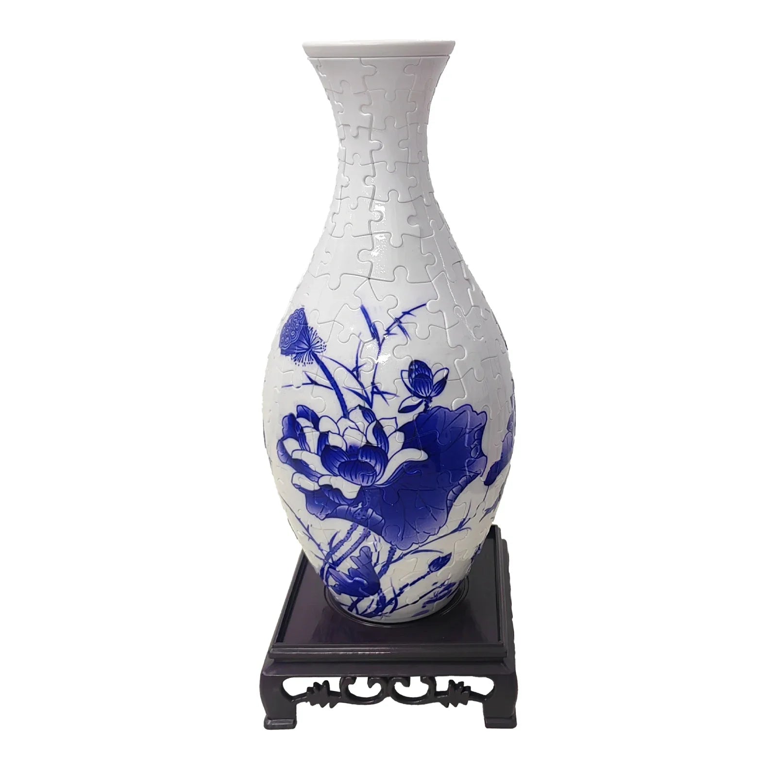 3D Vase Puzzle - 160 Pieces Functional Flower Vase with Stand - TradixPro