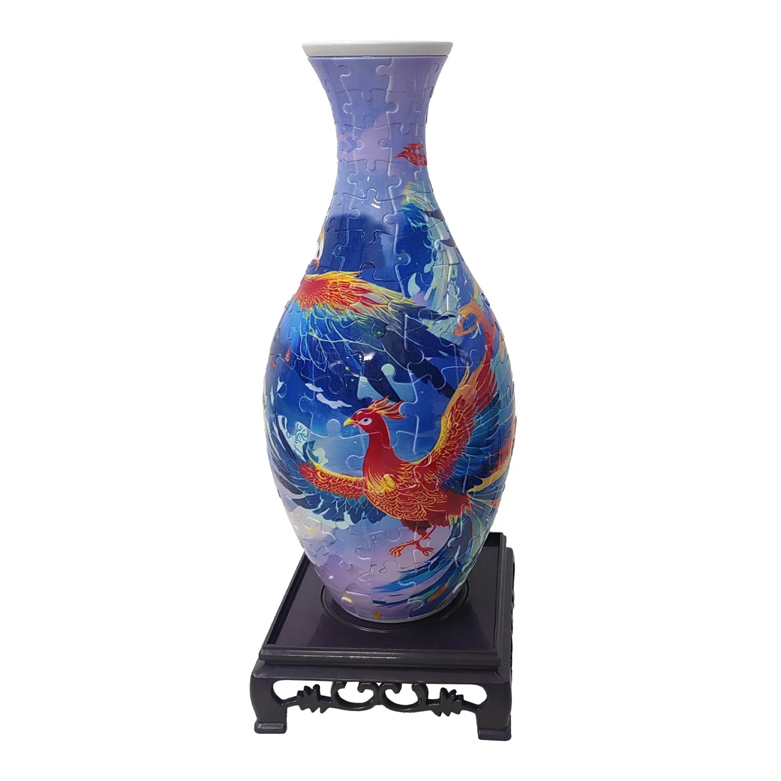 3D Vase Puzzle - 160 Pieces Functional Flower Vase with Stand - TradixPro