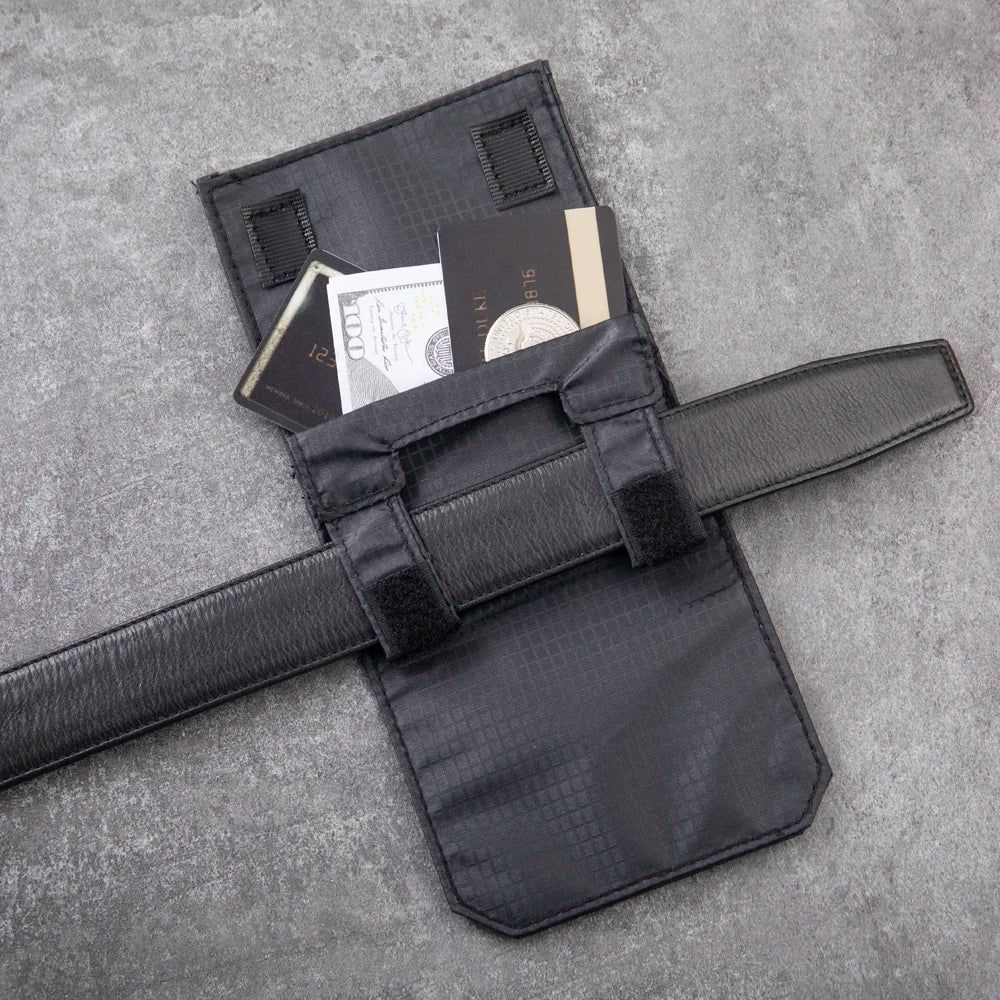 Anti-Theft Travel Waist Pouch RFID Blocking Hidden Belt