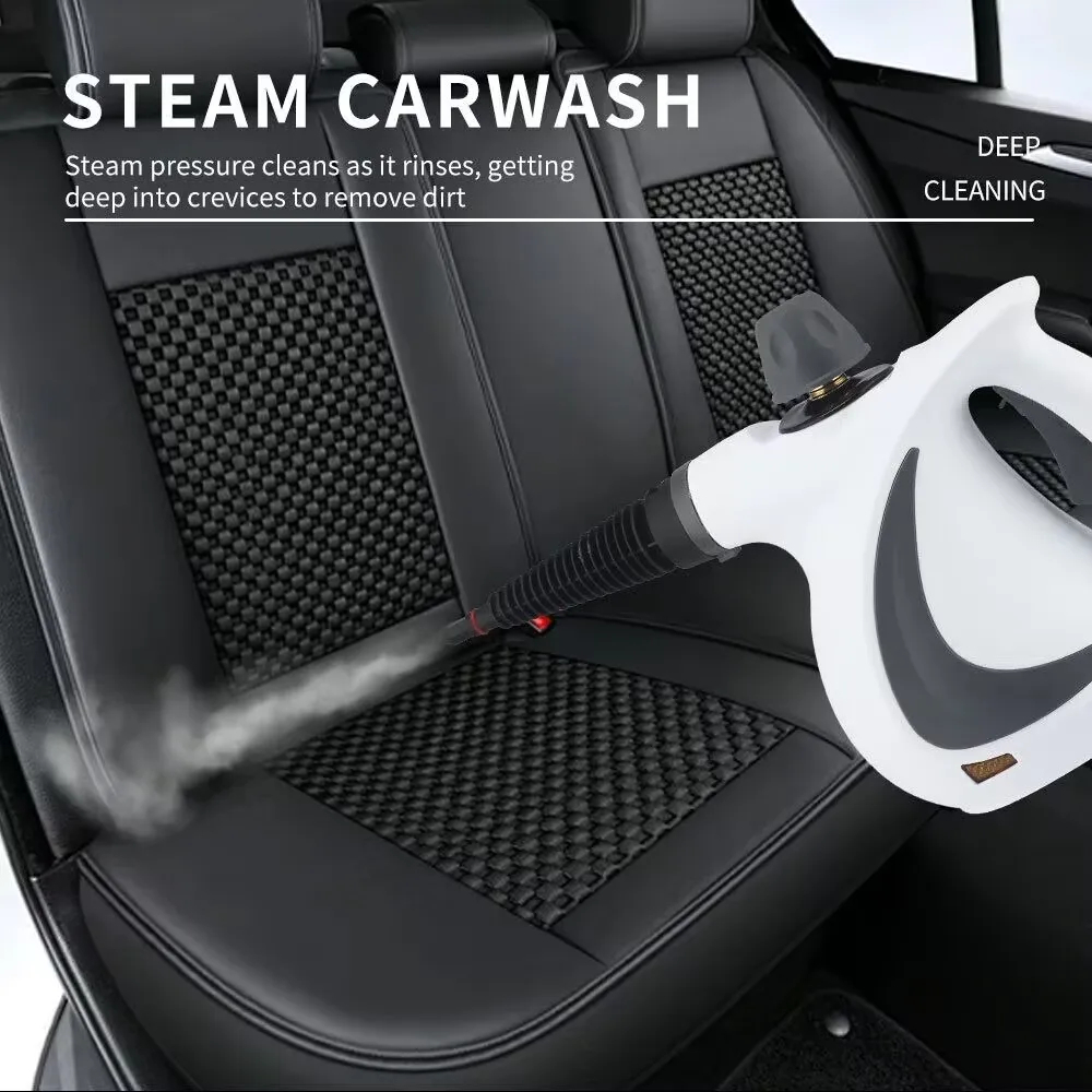 1050W Handheld High-Pressure Steam Cleaner 6-Attachment Kit