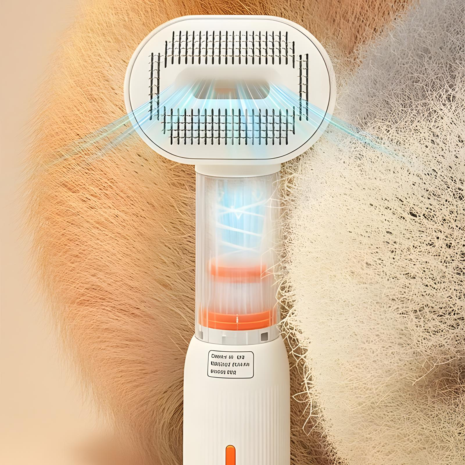 4-in-1 Electric Pet Grooming & Hair Removal Brush