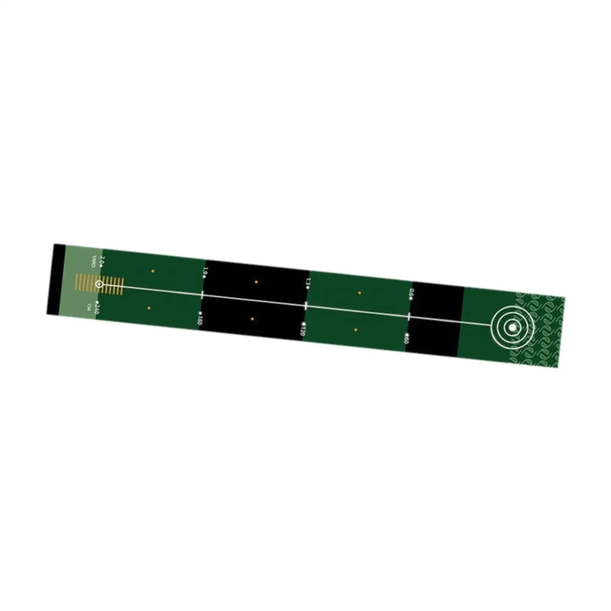 Indoor Golf Putting Practice Mat, 50 × 300 cm Target Lane