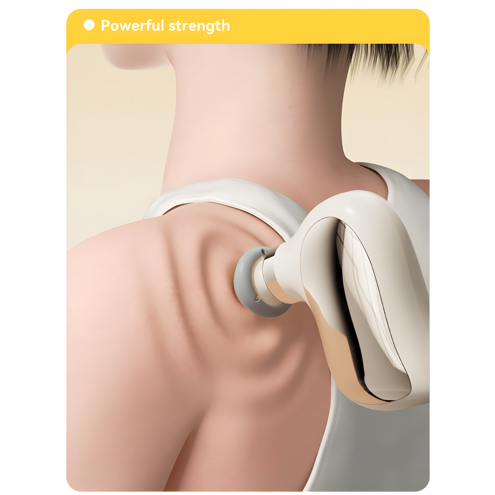 Pocket Massage Gun Portable Percussive Therapy Light Gold