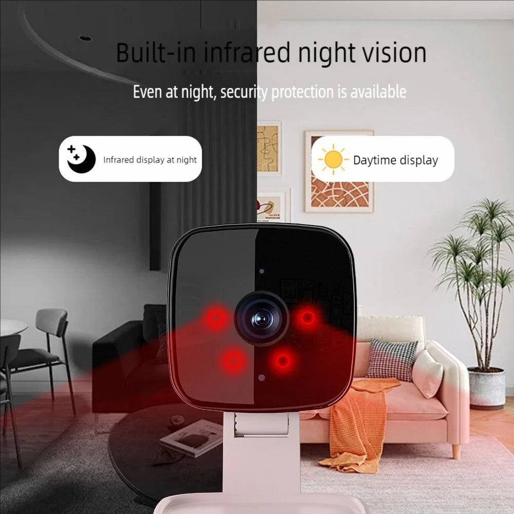 1080P WiFi Window Security Camera - Full Color Night Vision & Two-Way Audio
