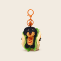 Dachshund Hot Dog Costume Plush Keychain Bag Charm