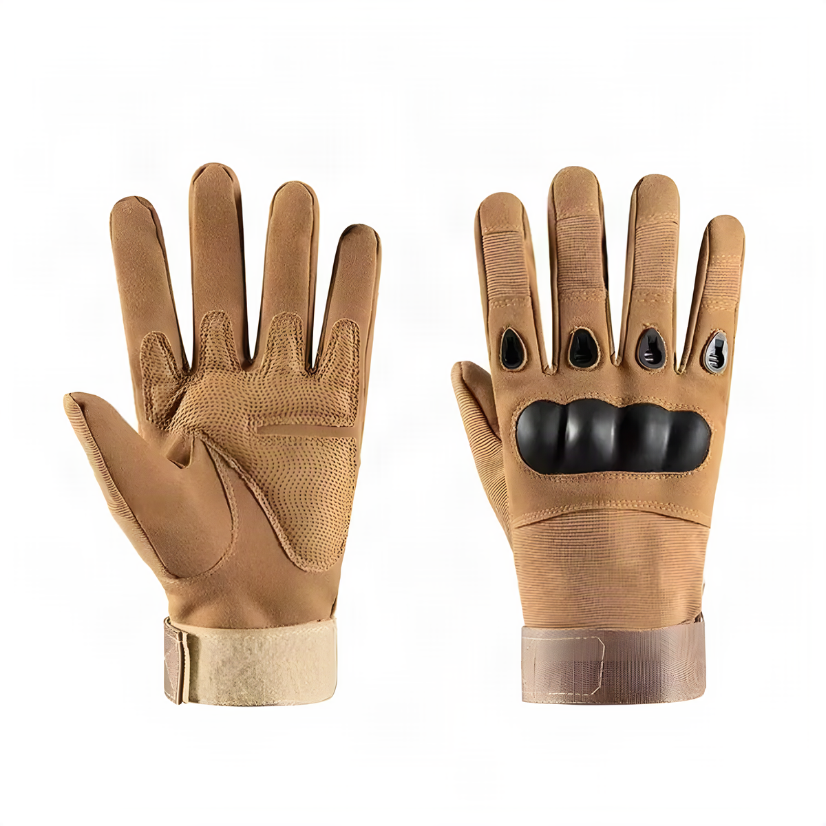 Full-Finger Motorcycle Gloves with Adjustable Wrist Straps