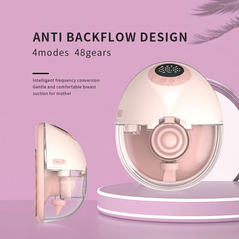 Hands-Free Wearable Electric Breast Pump 4-Mode 48-Gear
