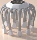 Octopus Head Massager 20 Claws Vibration Heat 5 Modes USB-C