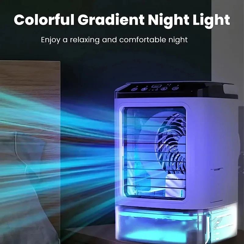 Portable Desktop Air Cooler USB 900ml Tank with Ice Pack