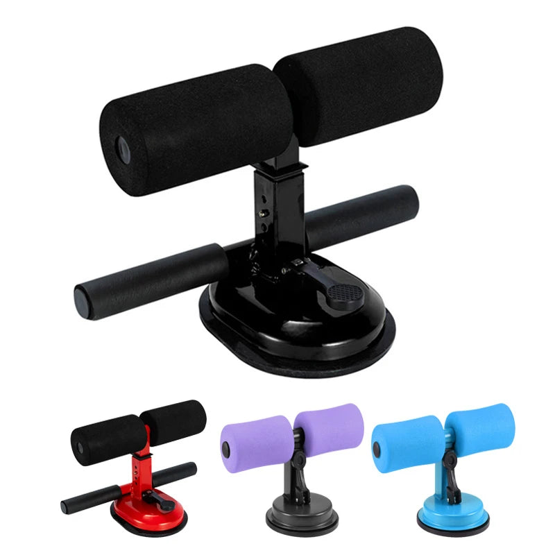 Premium Suction Sit-Up Bar - Portable Floor Anchor for Core Training