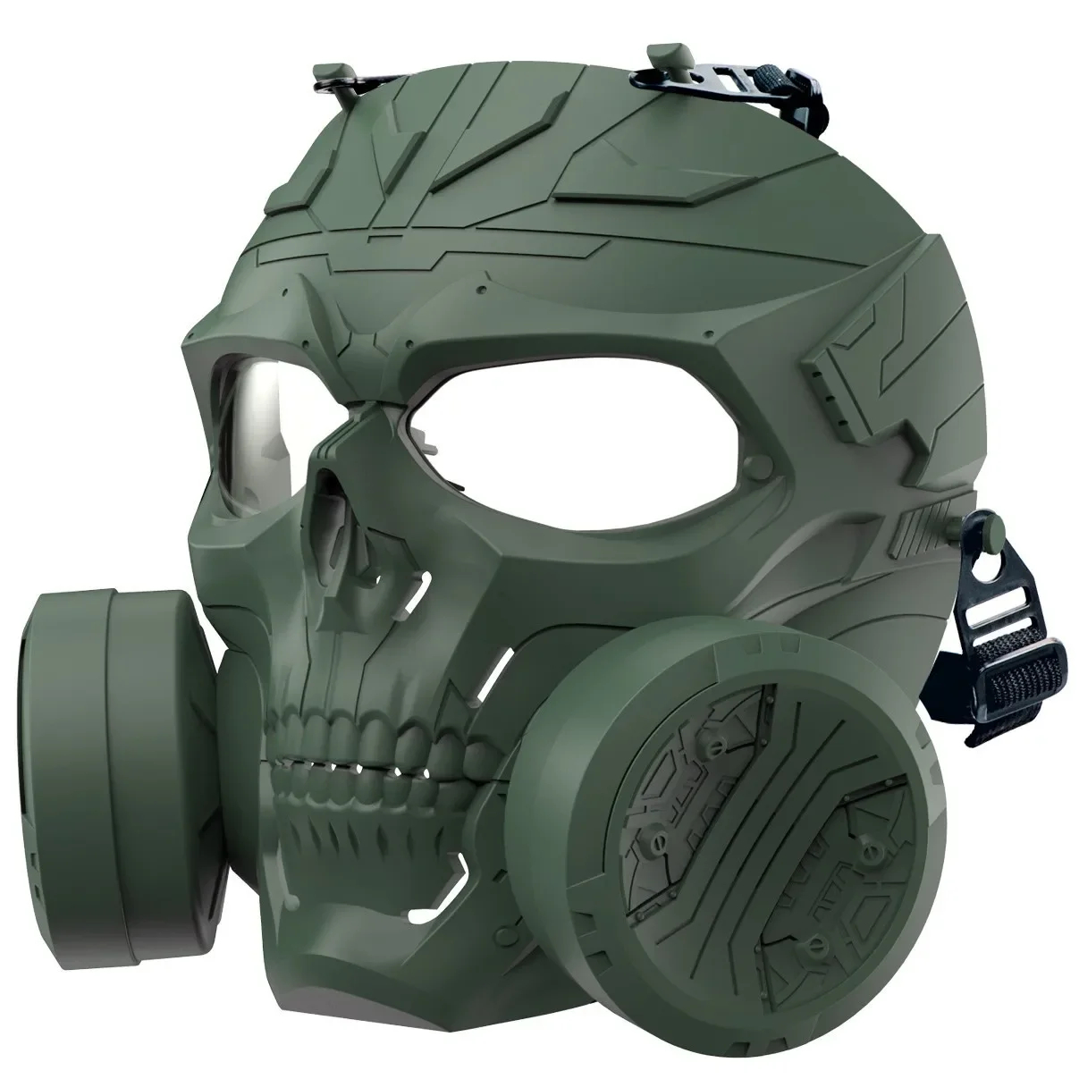 Tactical Skull Full Face Mask with Dual Cooling Fans