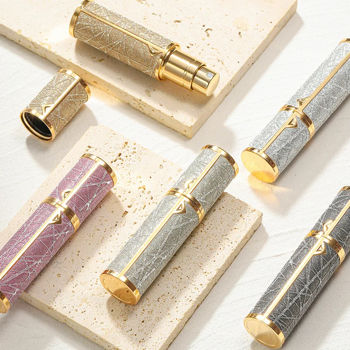 5 ml Refillable Perfume Atomizer with Decorative Case