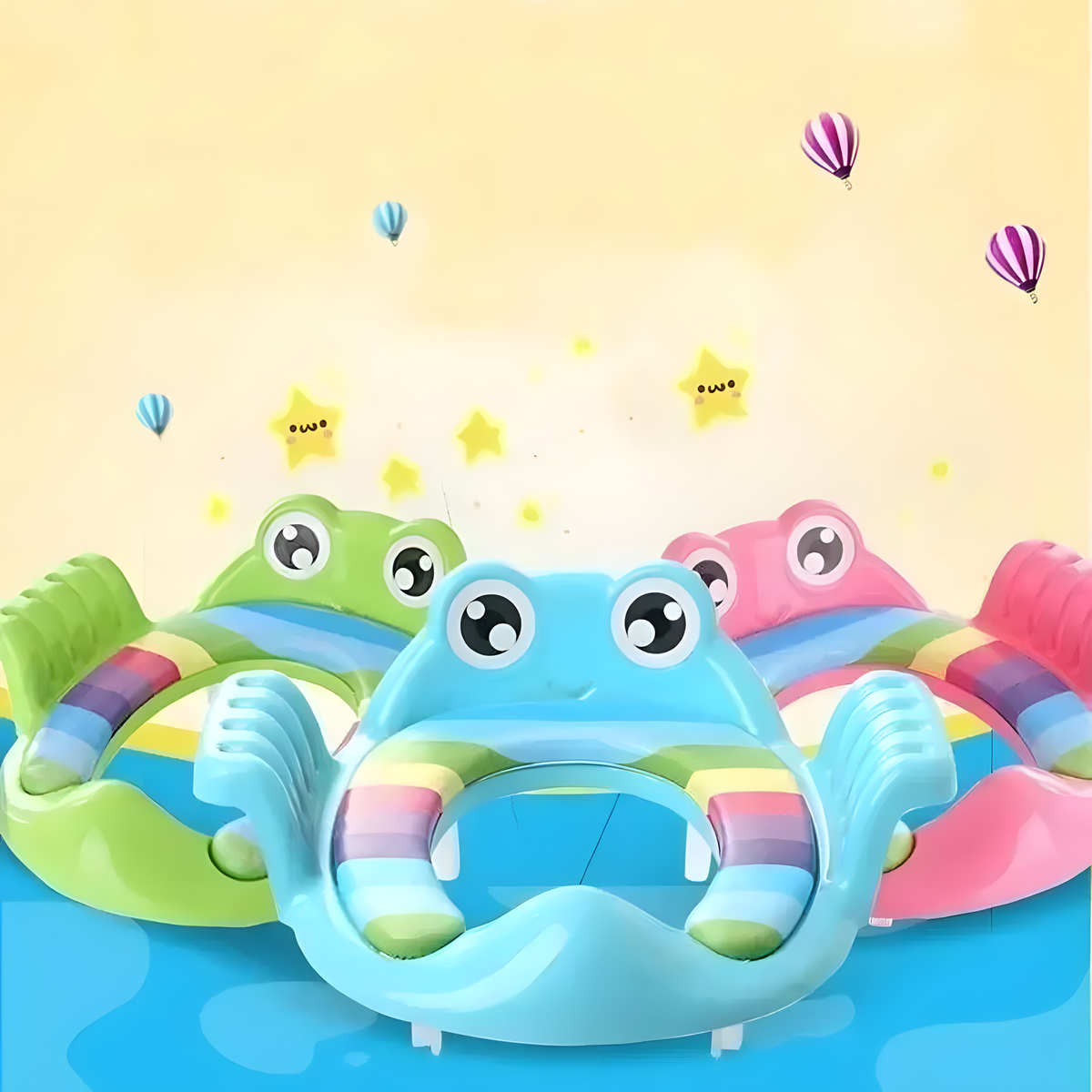 Frog Toddler Toilet Training Seat with Cushion and Handles