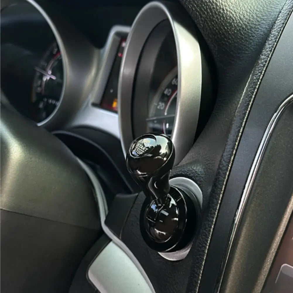 Retro Aluminum Alloy Car Push Start Button Cover 4 Colors