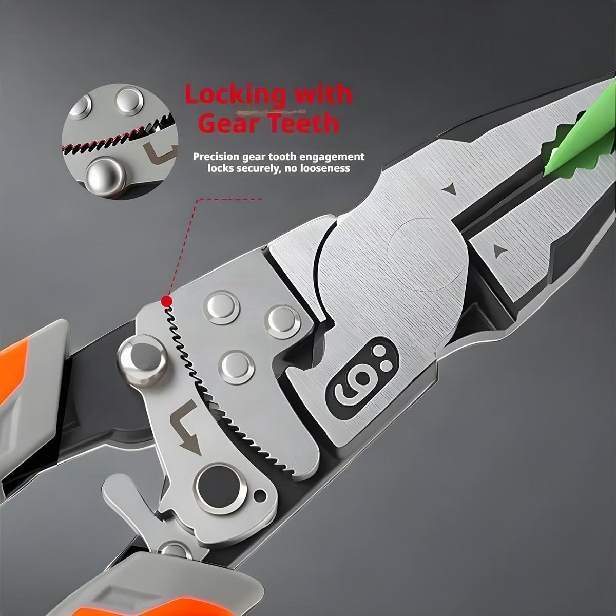 4-in-1 Ratchet Locking Pliers with 33 mm Jaw Opening, 9-Inch