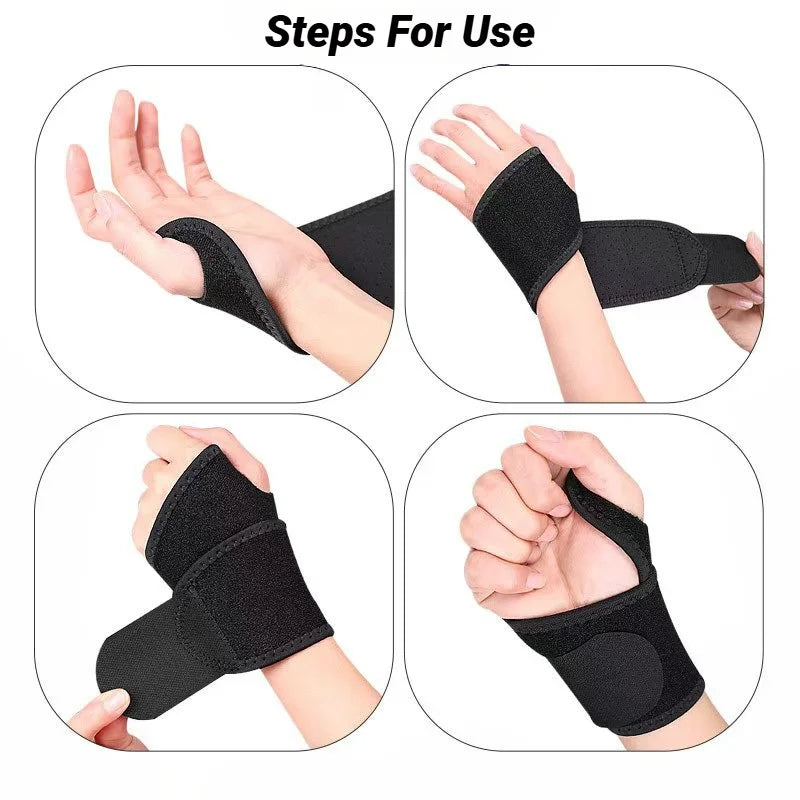 Adjustable Wrist Brace with Compression & Stability