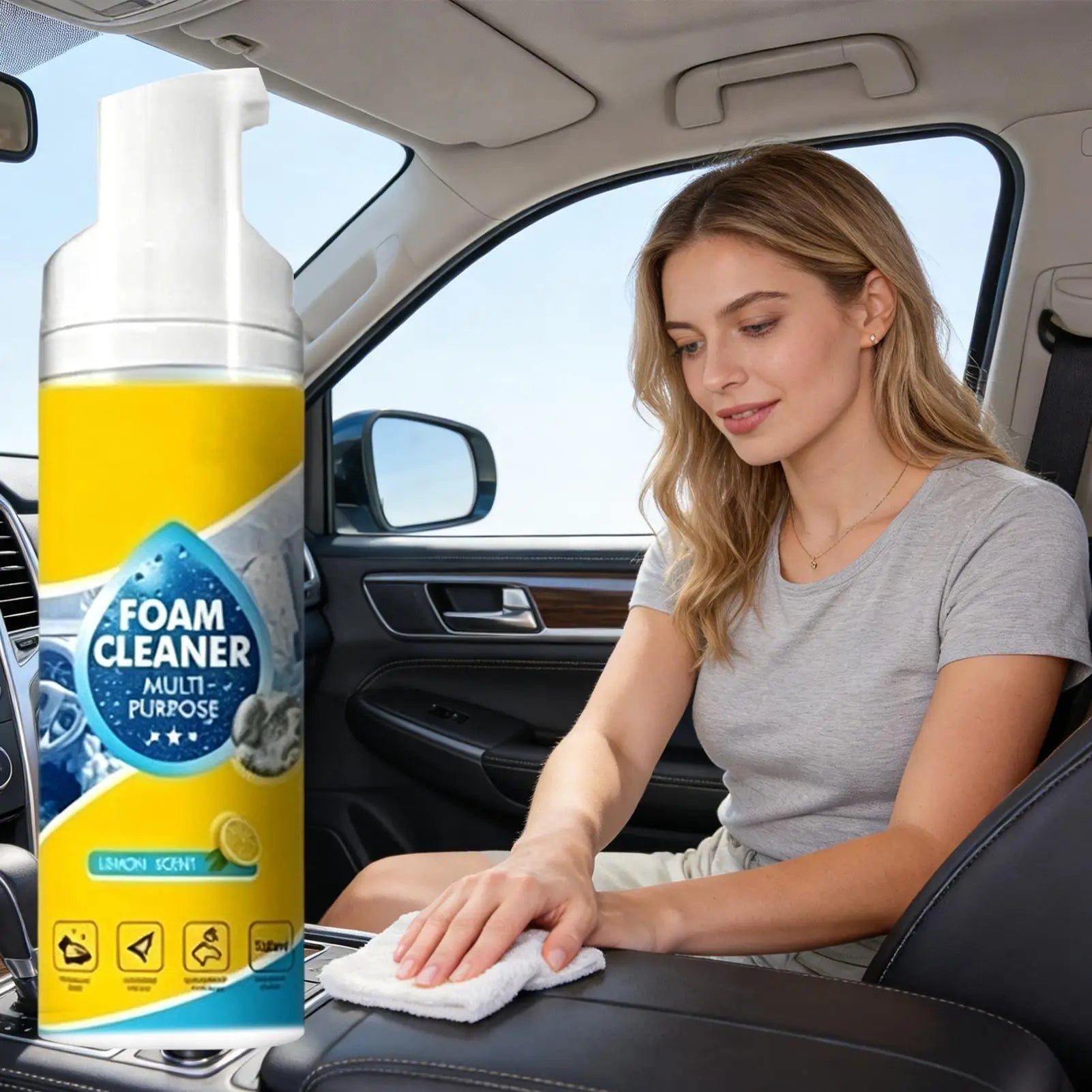 Multipurpose 4-in-1 Foam Cleaner Spray All Surfaces