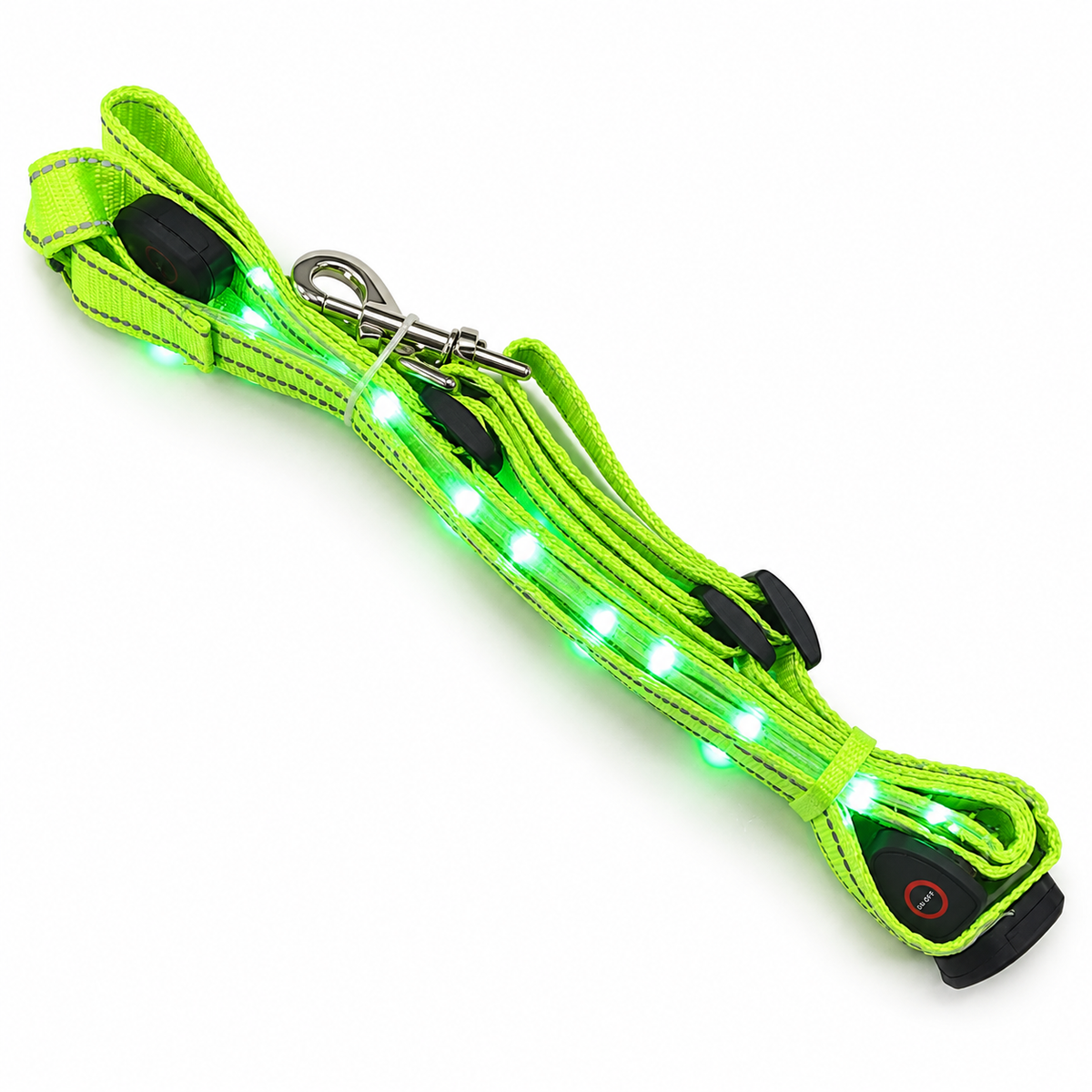 LED Horse Breastplate with Adjustable Straps and Snap Clips