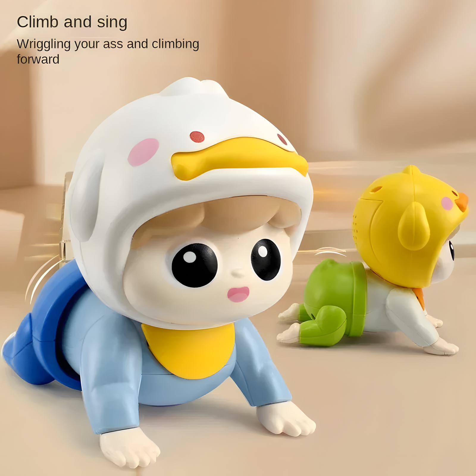 Interactive Crawling Toy with Lights and Sound Koala Monkey