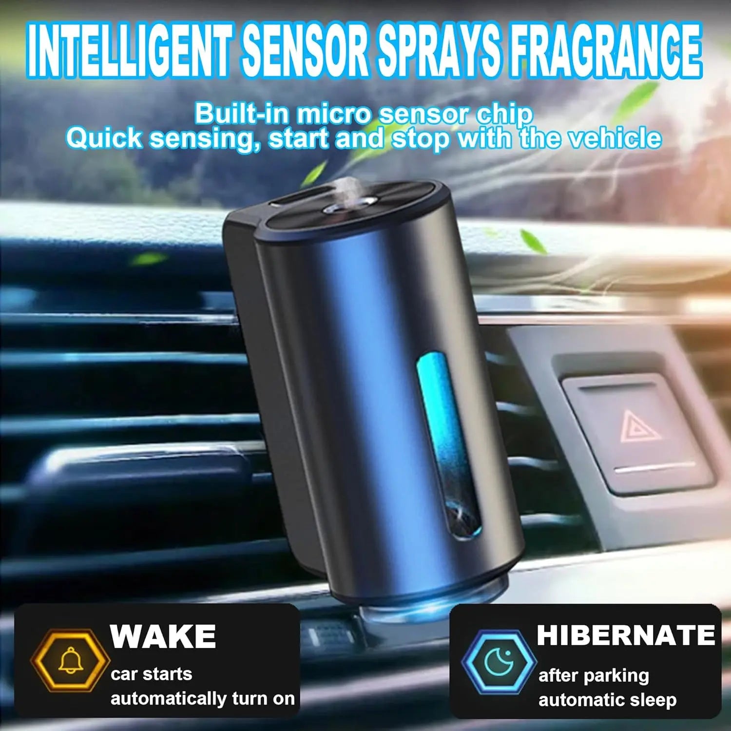 Electric Car Vent Diffuser – Essential Oil Air Freshener
