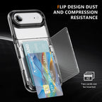 2-in-1 Slim Wallet Case for iPhone (Built-in Card Holder & Shock Protection)