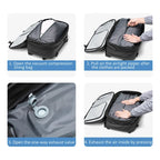 Compression Travel Backpack - Space-Saving Vacuum Design