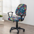 Two-Piece Stretch Office Chair Cover for Separate Seat and Back