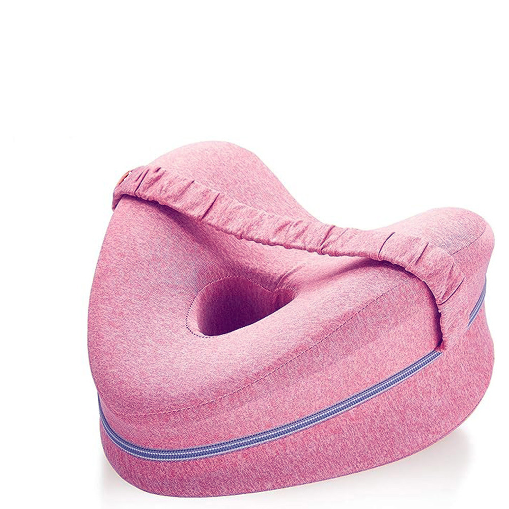 Heart-Shaped Leg Pillow – Memory Foam Knee Support Cushion