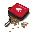 Dog Treat Pouch Training Bag Waist Clip Red Black Blue Purple