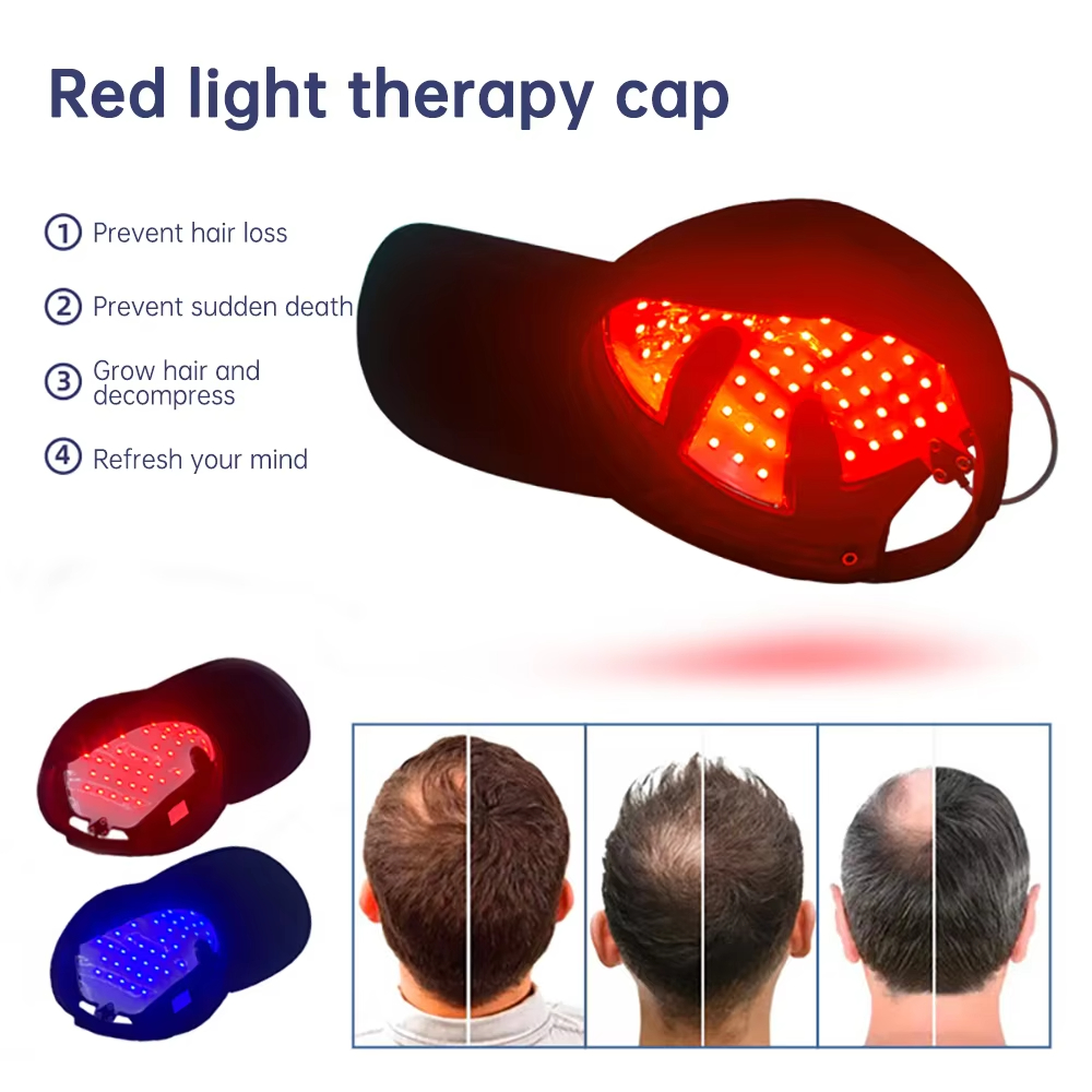Red Light Therapy Visor Cap LED Hair & Scalp Treatment One Size