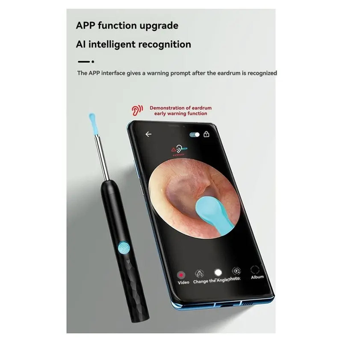 Illuminated Visual Ear Cleaning Tool Set with Interchangeable Tips