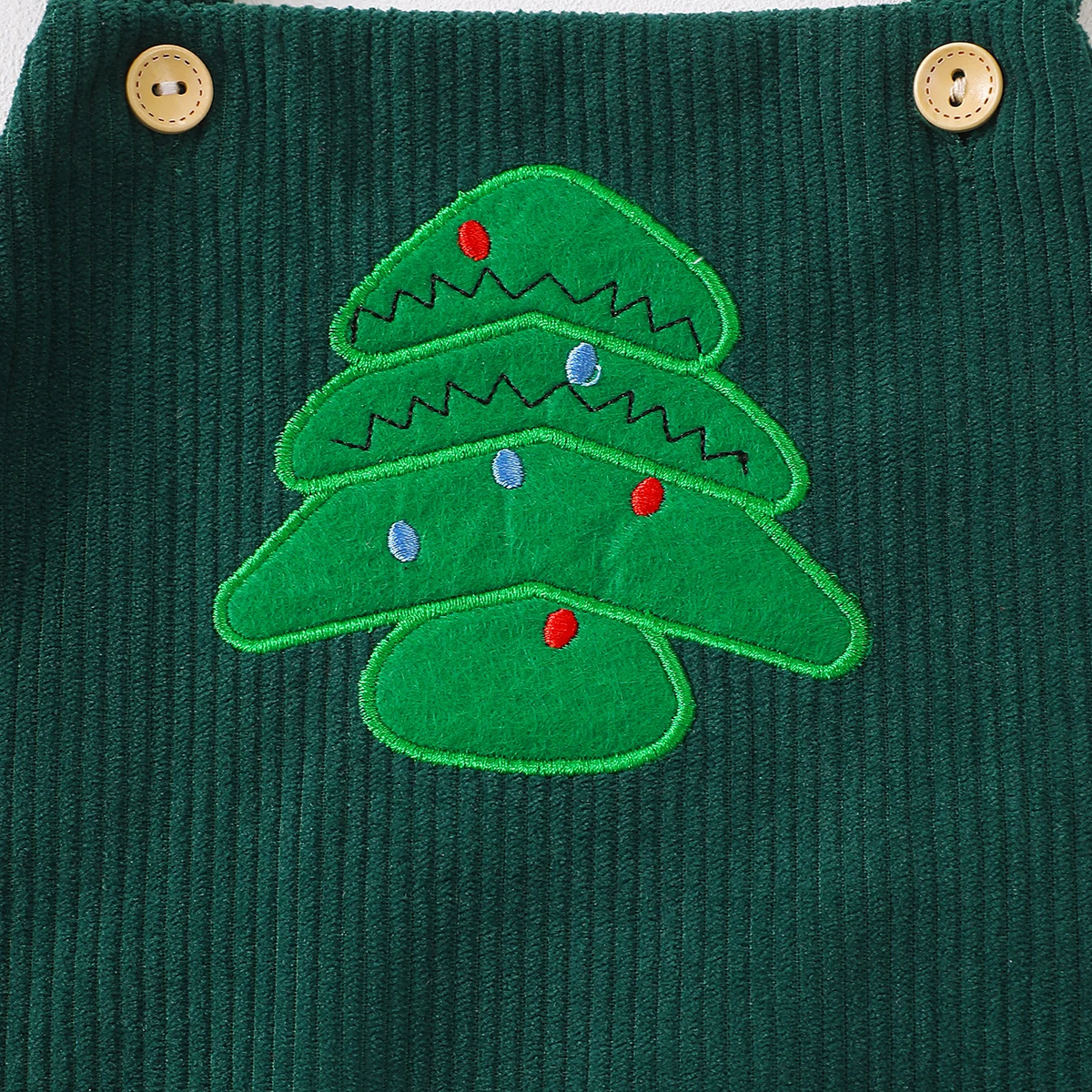 Christmas Baby Romper with Long Sleeves in Three Festive Designs