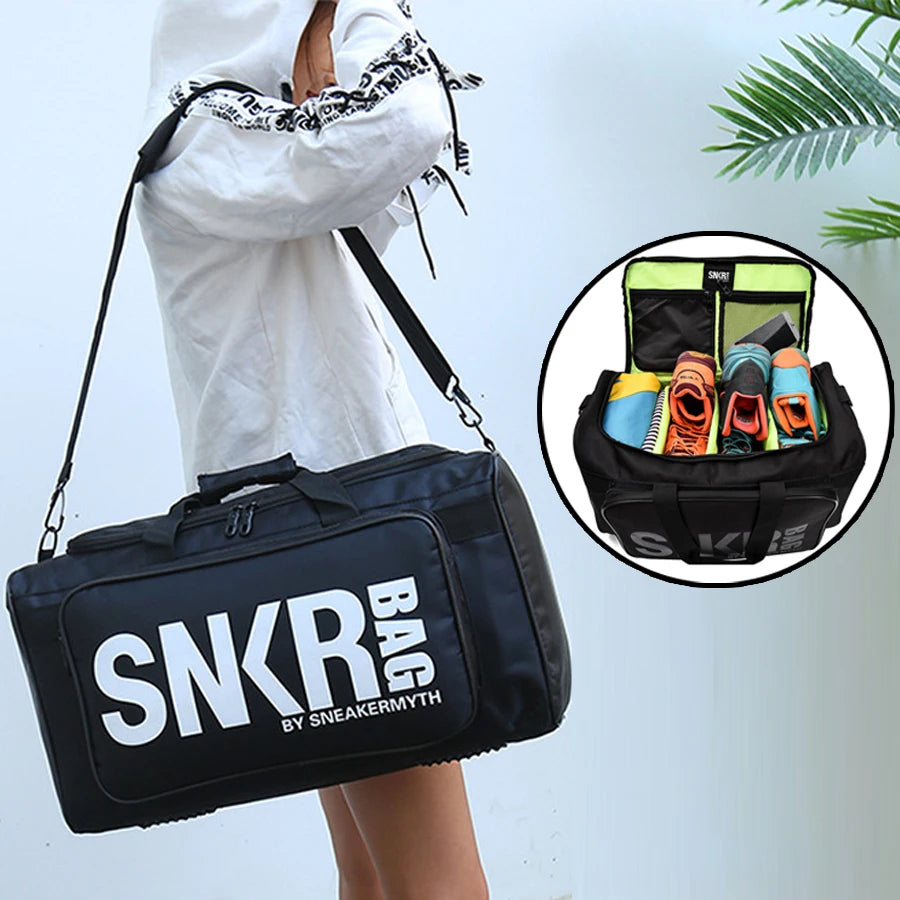 Athletes Sports Bag – 3-Compartment Gym & Sneaker Duffle